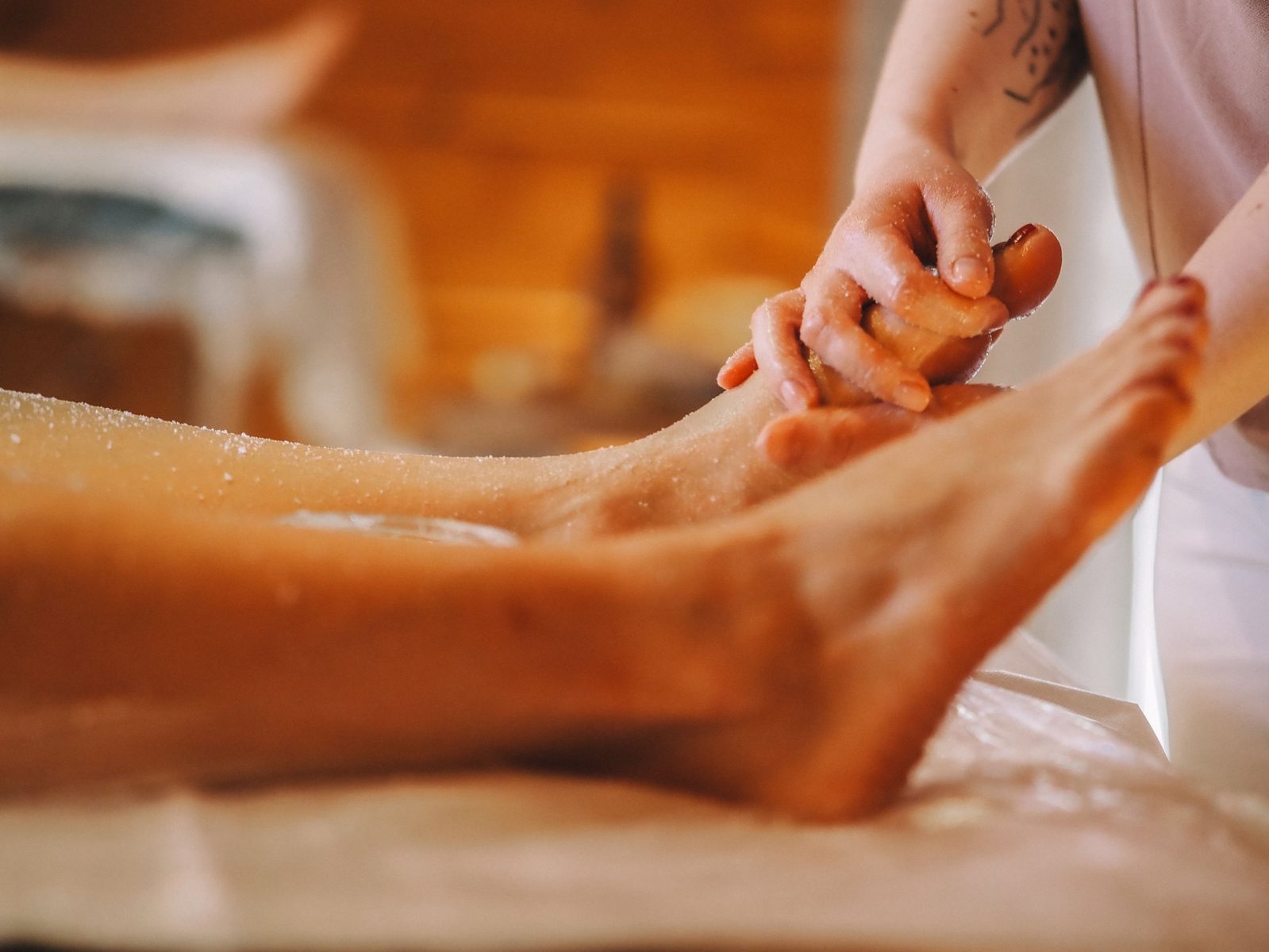 Reflexology and foot massage